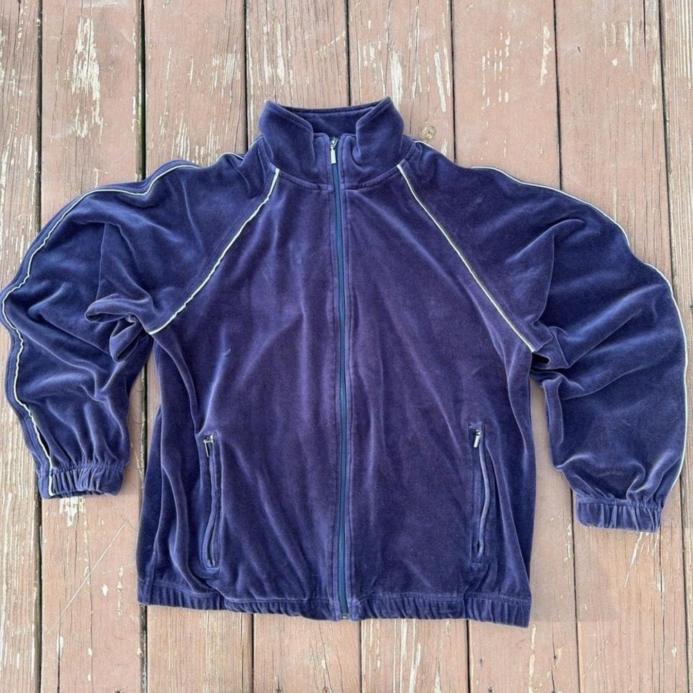 Purple Velour Vintage Sport Tracksuit Ashford Sport